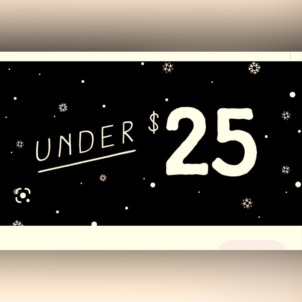 ✨Almost everything well under $25 w/discount shipping